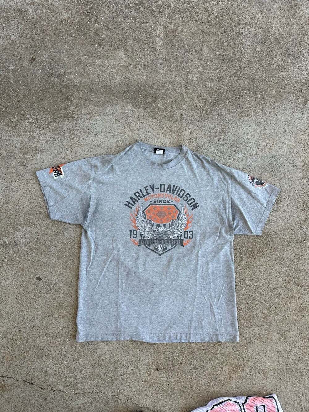 Harley-Davidson Beach Shack Panama City Beach FL Graphic T-Shirt Grey XL